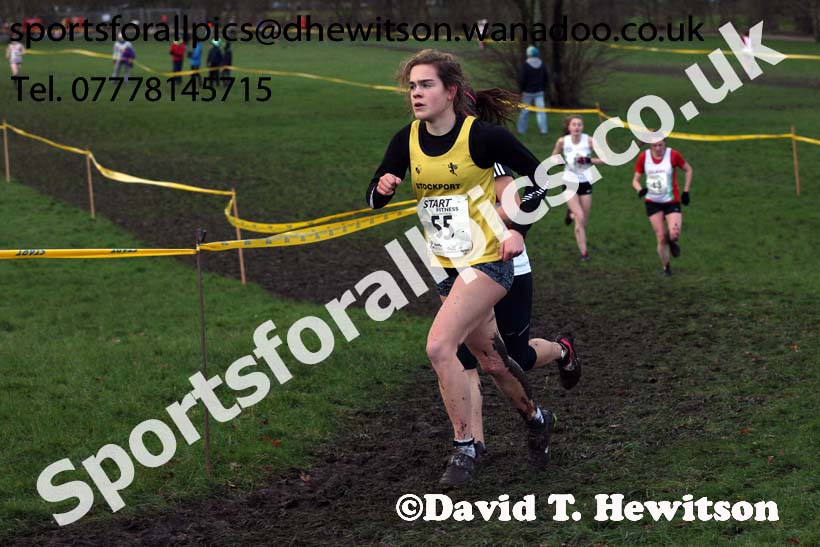 Womens under-20 Northern Cross Country Champs., Witton Park, Blackburn. Photo: David T. Hewitson/Sports for All Pics